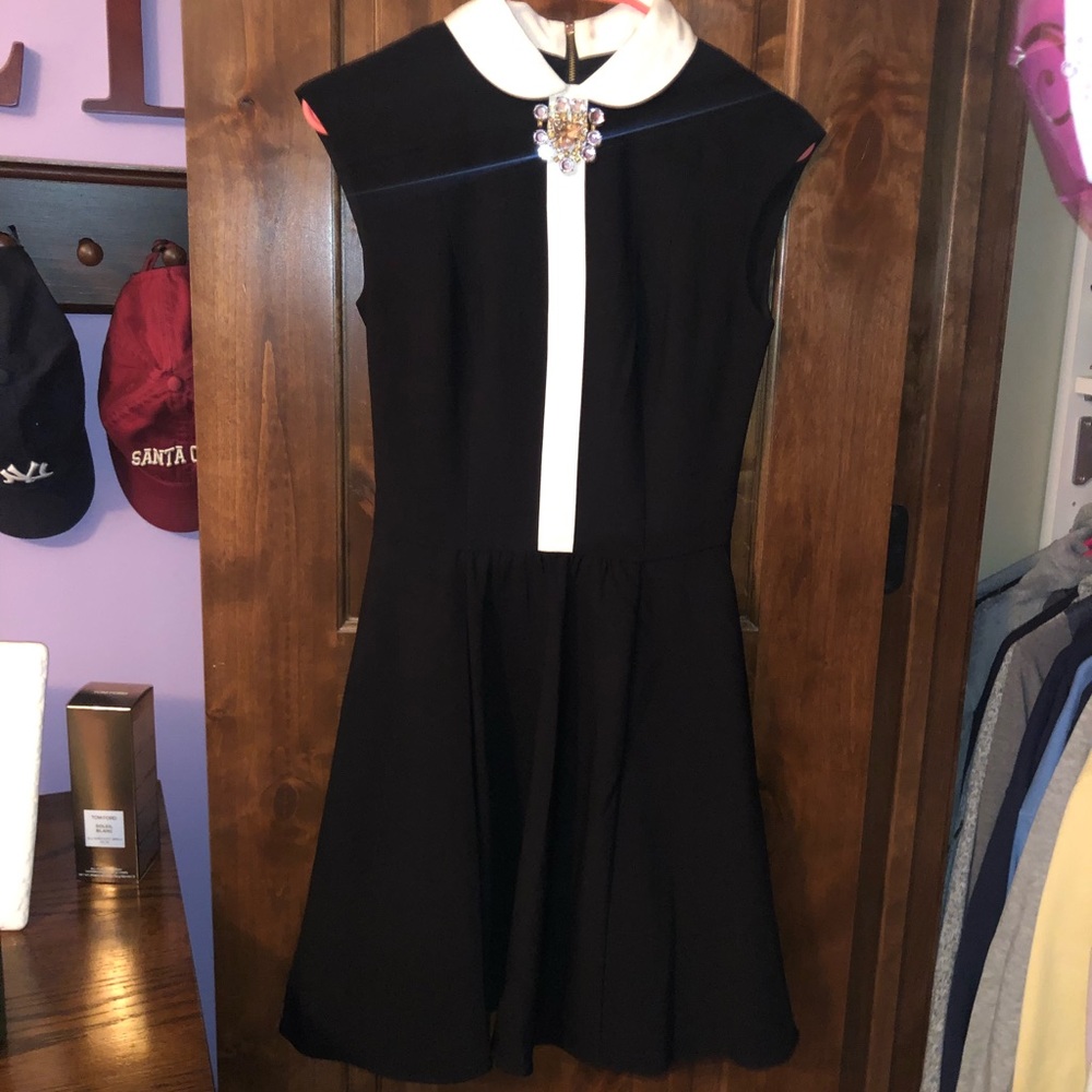 ted baker london Peter Pan collar embellished dress